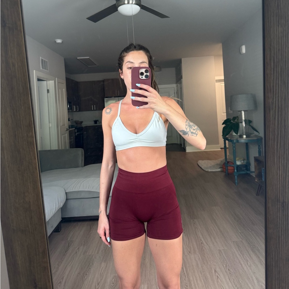 Oner Active Effortless Athletic Shorts in Burgundy